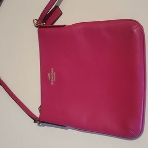 Coach Crossbody 36063 Purse Fushcia Pink